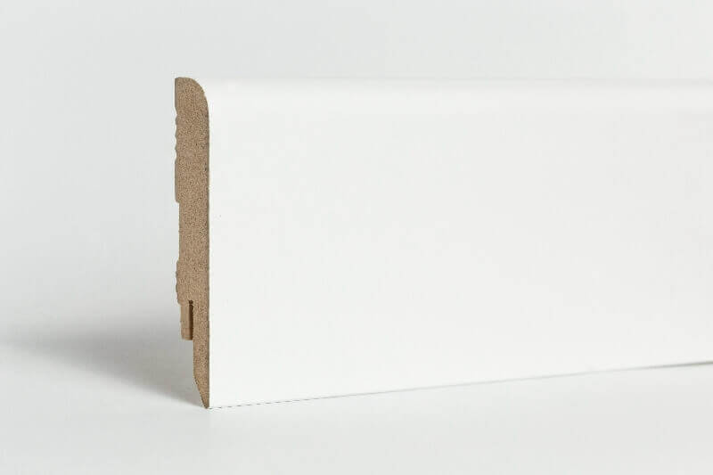 PURE Fehér MDF szegélyléc - 2,4m 58x16mm - Furie