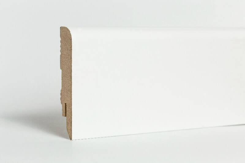 PURE Fehér MDF szegélyléc - 2,4m 78x16mm - Furie