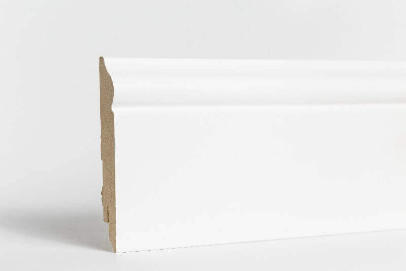 PURE Fehér MDF szegélyléc - 2,4m 110x16mm - PAX
