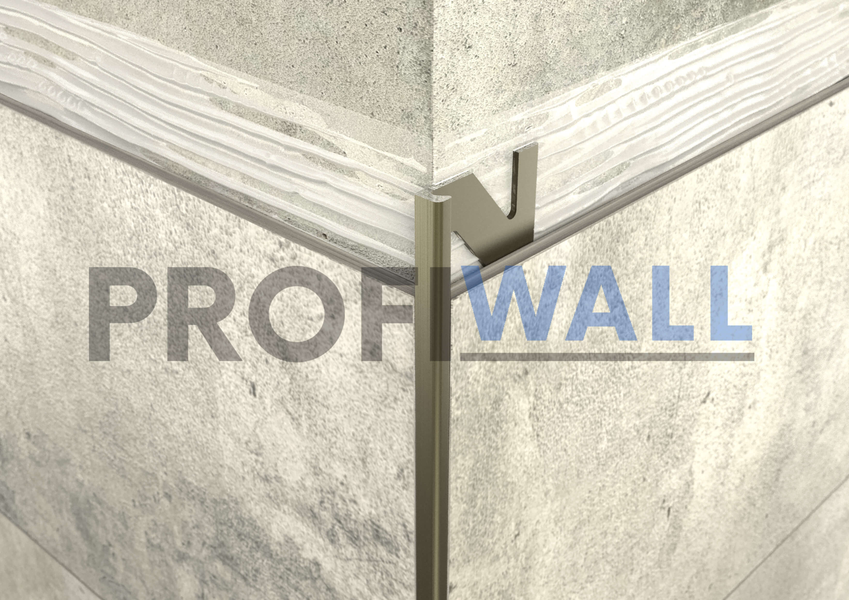 ALU L 3mm profil elox bronz 2,5M ProfiWall