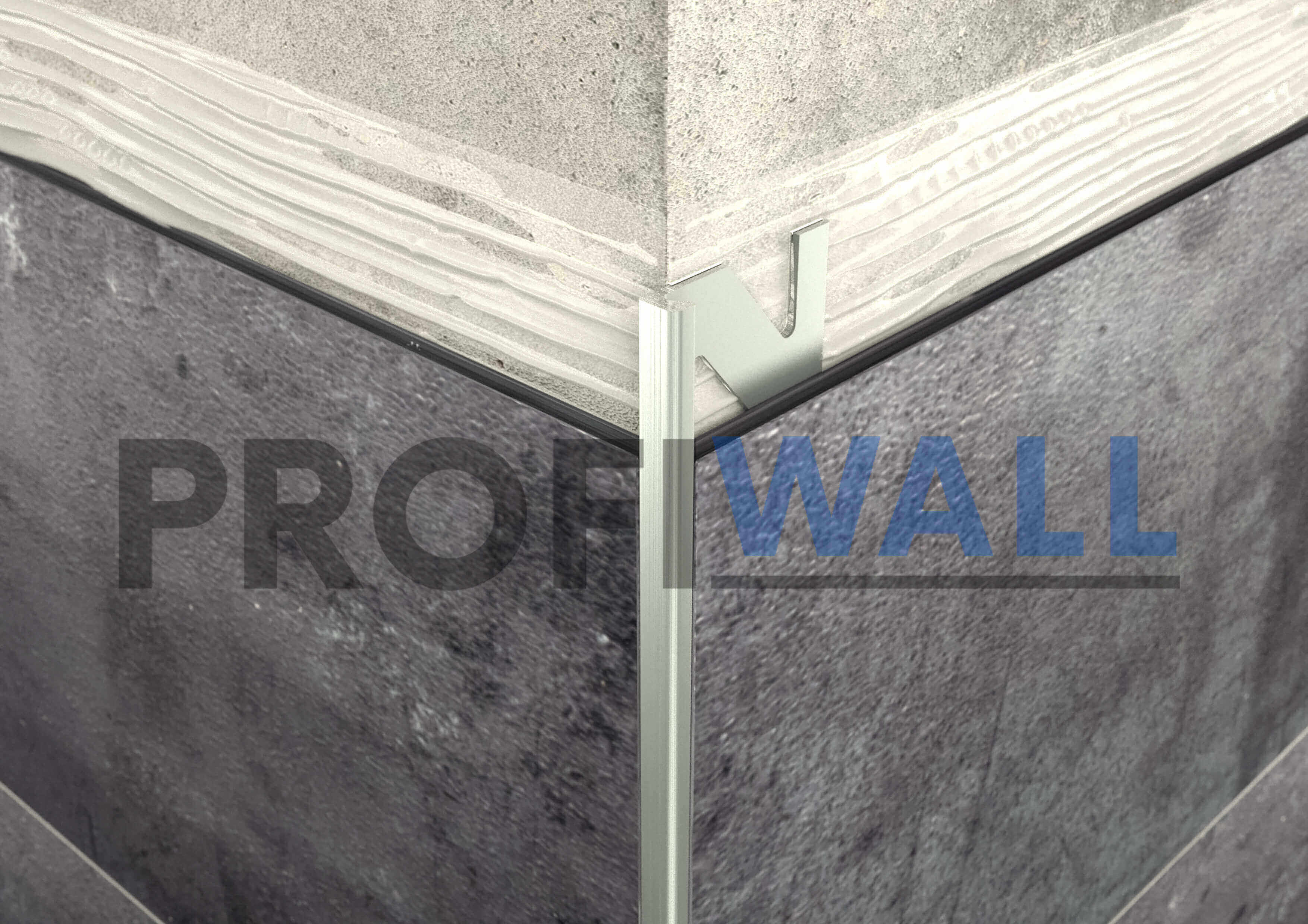ALU L 3mm profil natúr 2,5M ProfiWall