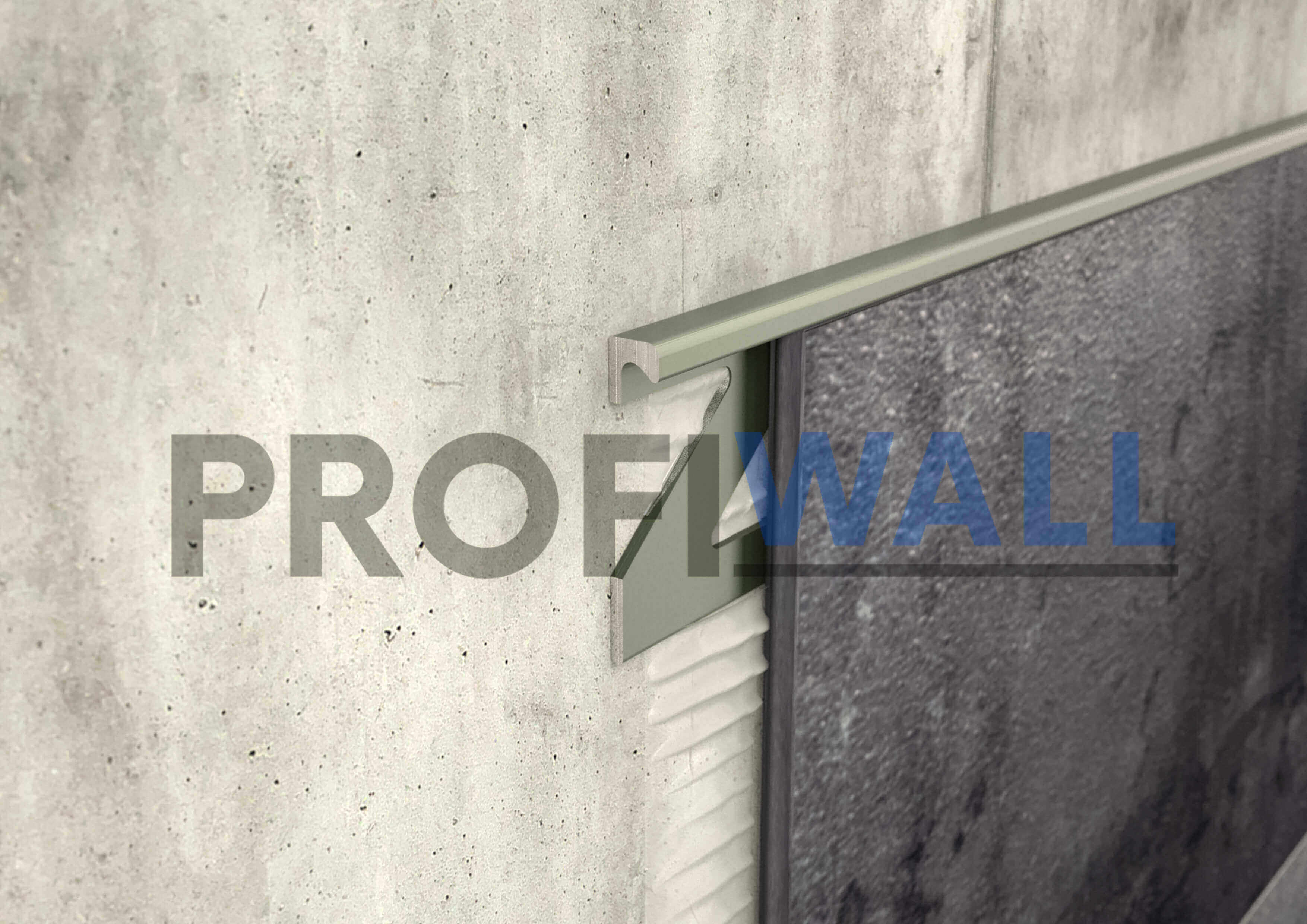 ALU L 3mm profil elox titán 2,5M ProfiWall