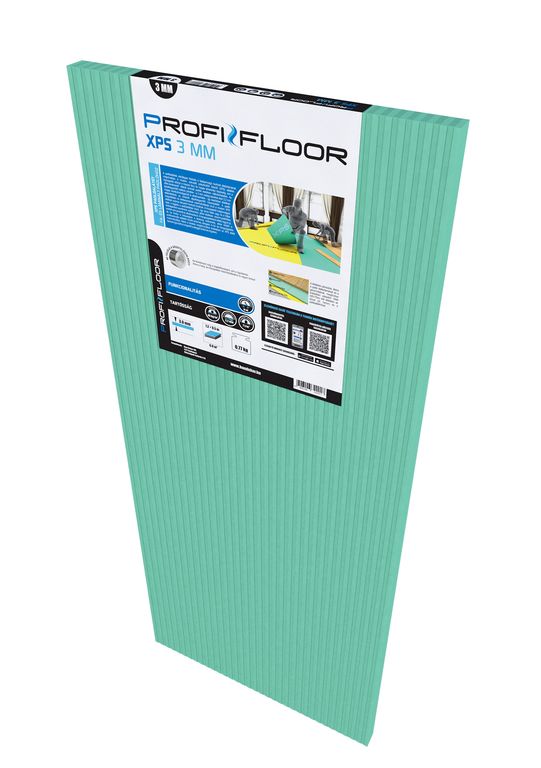 XPS 3mm táblás alátét ProfiFloor 1,2M x 0,5M - 6m2/csomag