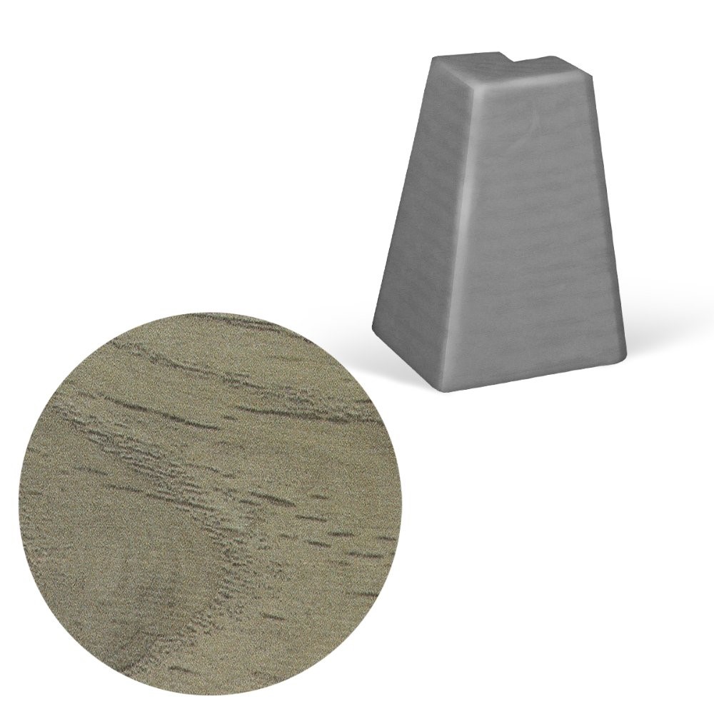 MDF40 szegélyléc 2,7M Charlotte tölgy külső sarok 1db/cs