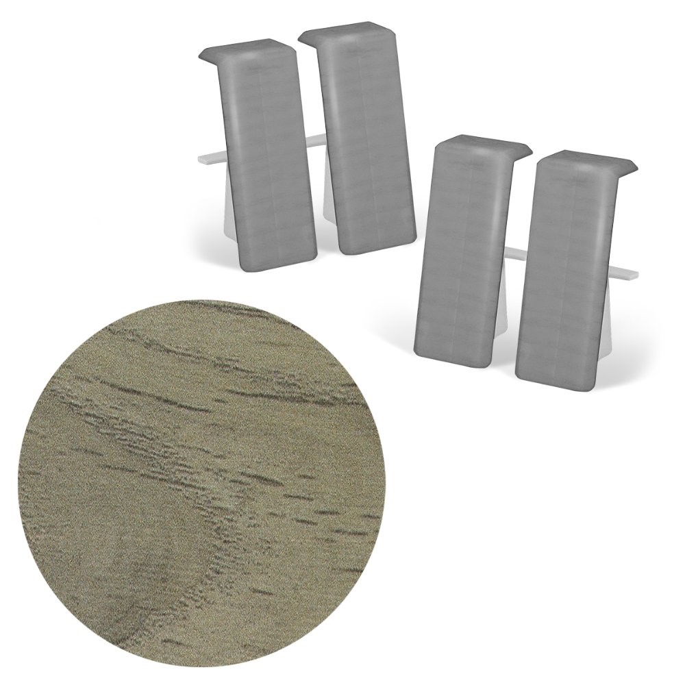MDF40 szegélyléc 2,7M Charlotte tölgy összekötő 4db/cs