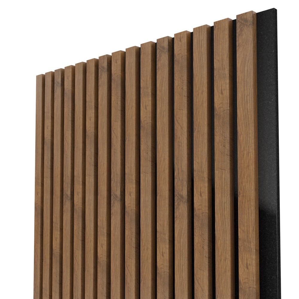 Profi Wall akusztikus falpanel 1,66 m2 Tabak tölgy 275x60,4x2,1 cm
