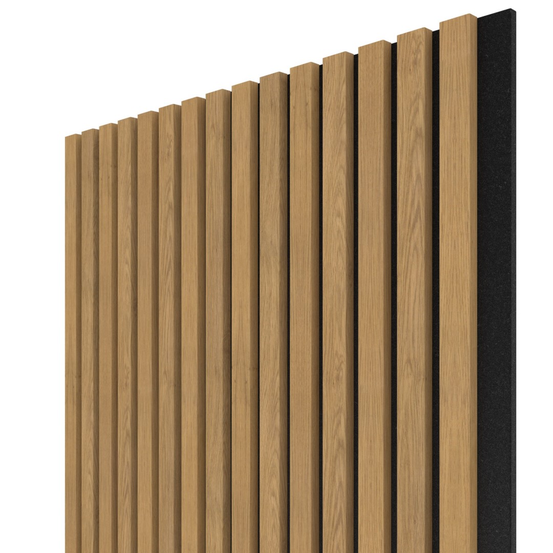 Profi Wall akusztikus falpanel 1,66 m2 Rusztikus tölgy 275x60,4x2,1 cm