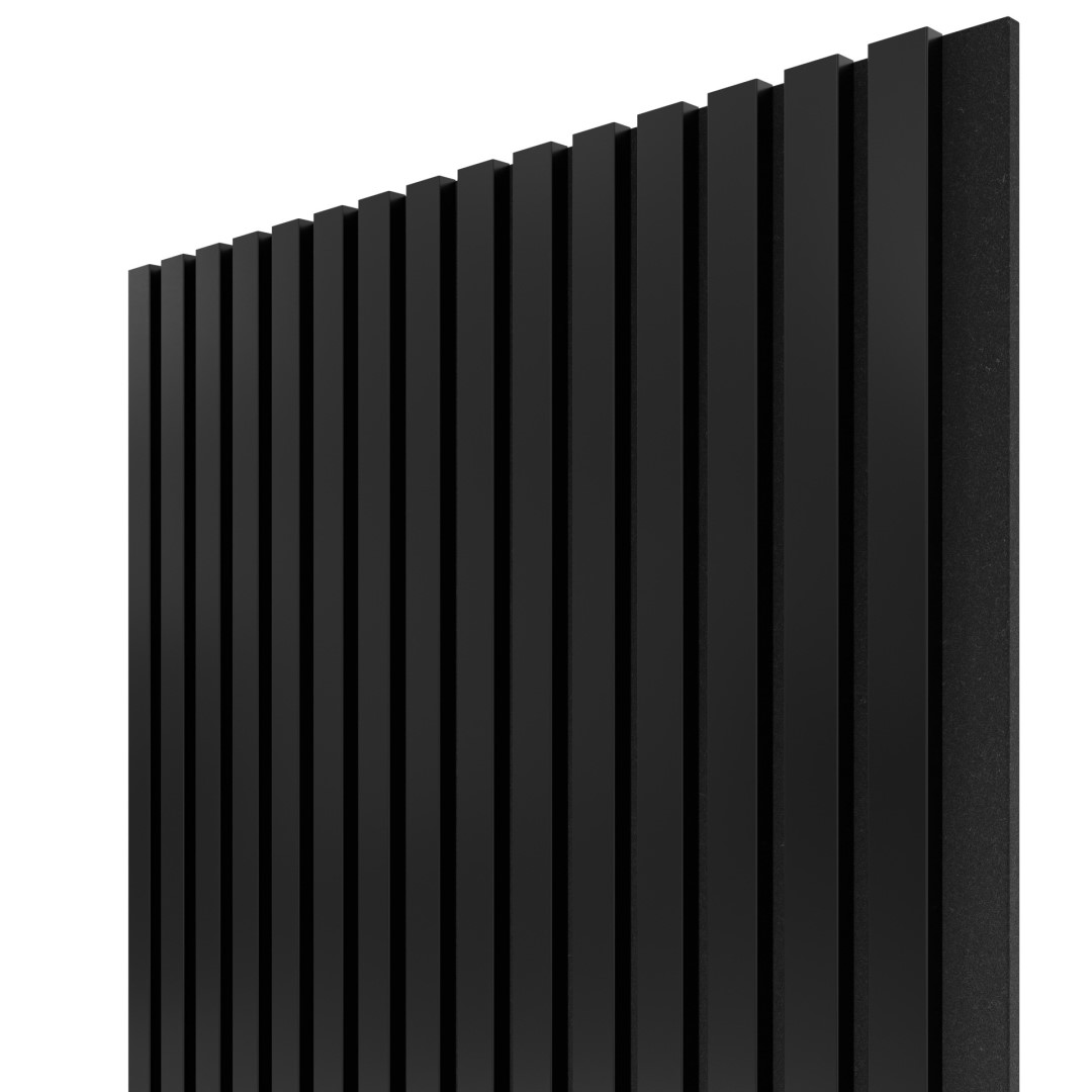 Profi Wall akusztikus falpanel 1,66 m2 Fekete 275x60,4cmx2,1 cm